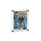 Floating Acrylic Wall Frame with Silver Stand Off Caps: 8.5" x 11" Graphic Size